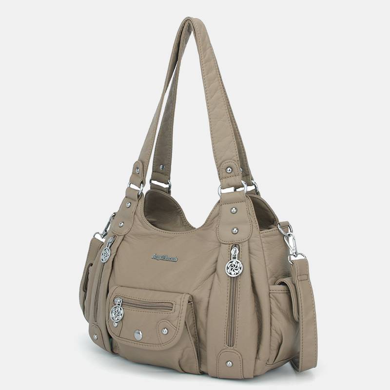 Multi-Pocket Travel Messenger Shoulder Bag