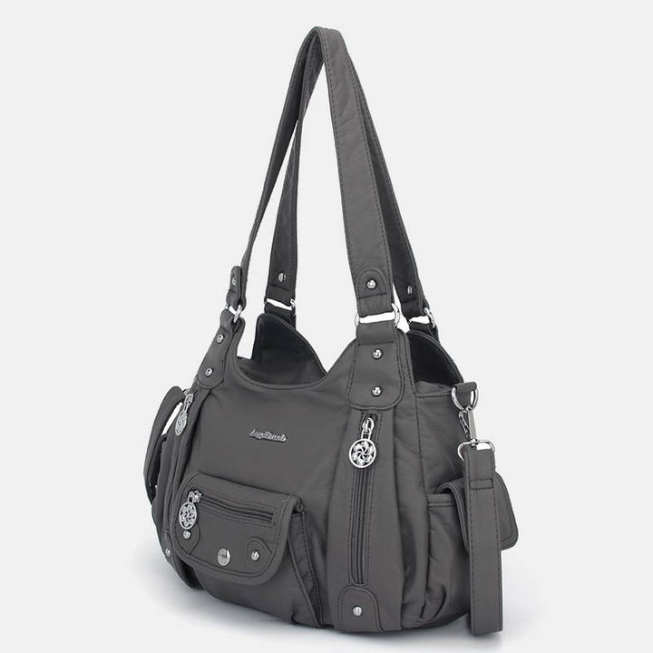 Multi-Pocket Travel Messenger Shoulder Bag