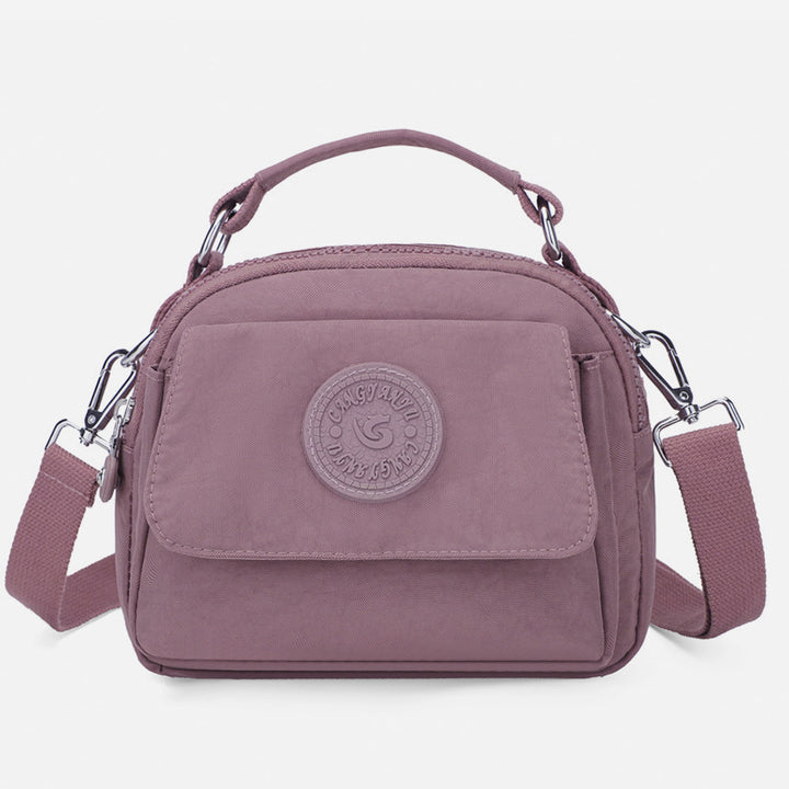 Multiple Color Crossbody Handbag Lightweight Nylon Printed Purse For Women