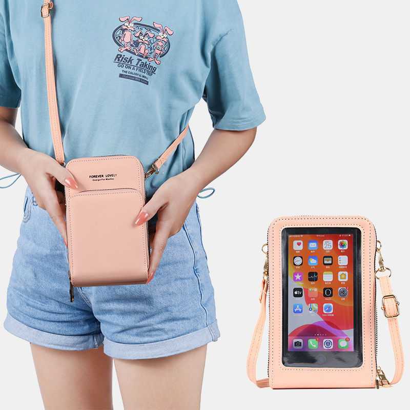 Multi-Compartment Phone Purse With Clear Window - image 5