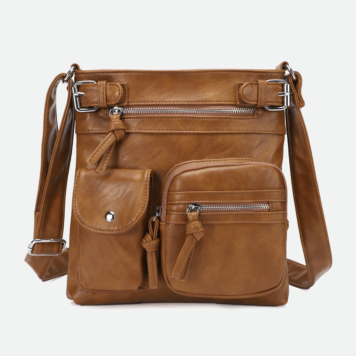 Large-Capacity Waterproof Crossbody Bag - DarkGoldenrod - image 27