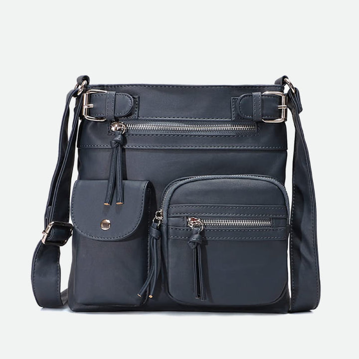 Large-Capacity Waterproof Crossbody Bag - DarkBlue - image 30