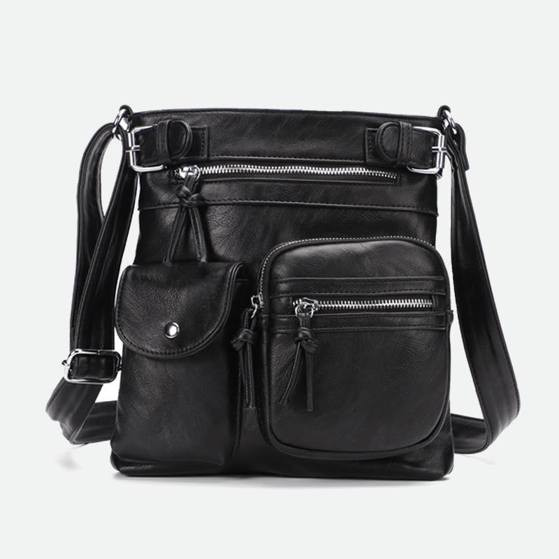 Large-Capacity Waterproof Crossbody Bag - DarkSlateGray - image 33