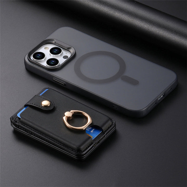 Magnetic Wallet Compatible with MagSafe RFID Blocking Wallet for iPhone