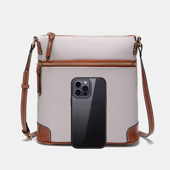 Crossbody Bag For Women Lychee Grain Texture Multi-color Leather Bag