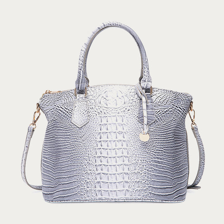 Tote For Women Daily Use Retro Crocodile Crossbody Bag - WhiteSmoke - image 27