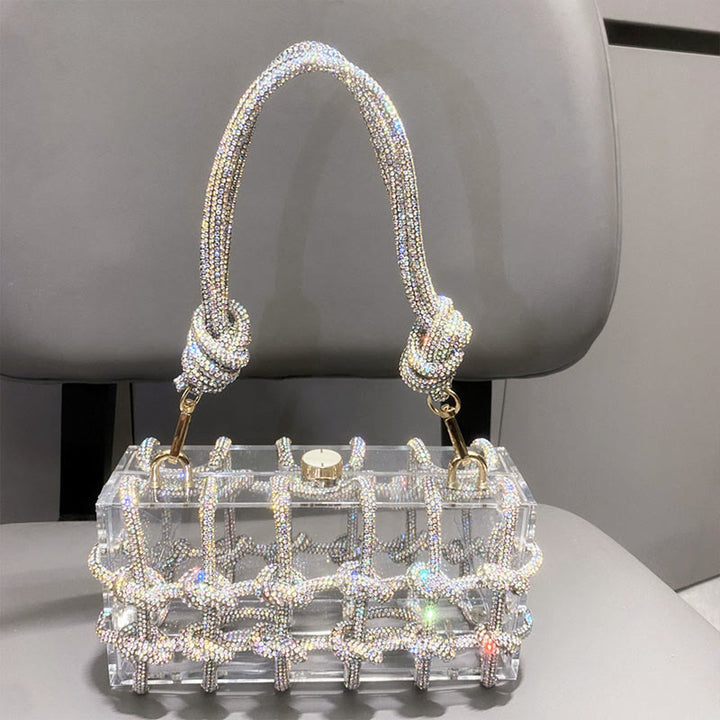 Rhinestone Clutch Crystal Evening Bag Glitte Party Handbag