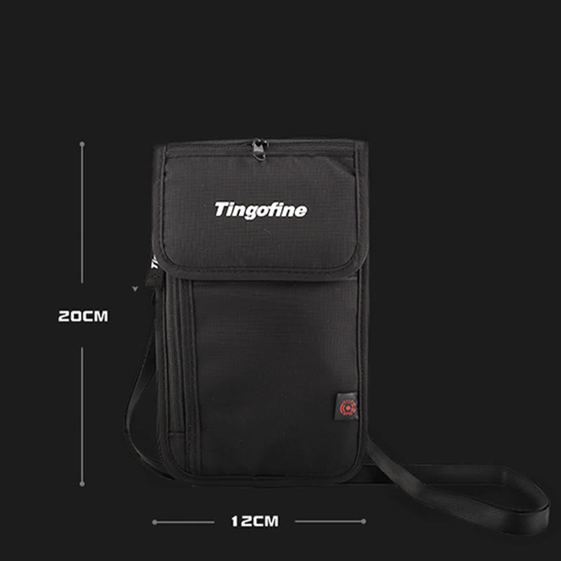 Waterproof RFID Blocking Travel Wallet Passport Holder Small Crossbody Purse