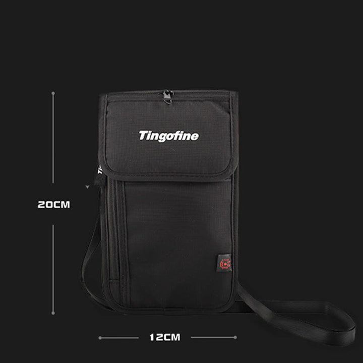 Waterproof RFID Blocking Travel Wallet Passport Holder Small Crossbody Purse