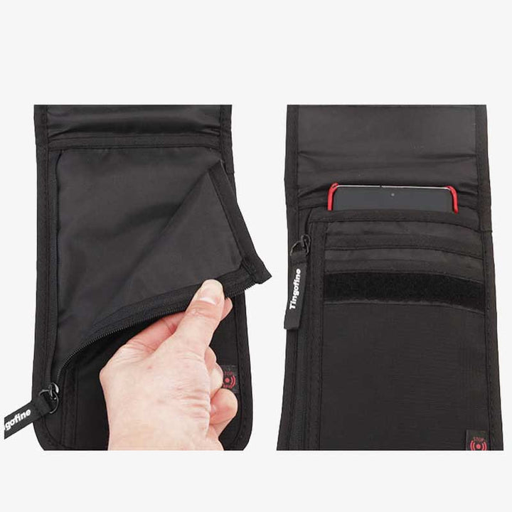 Waterproof RFID Blocking Travel Wallet Passport Holder Small Crossbody Purse