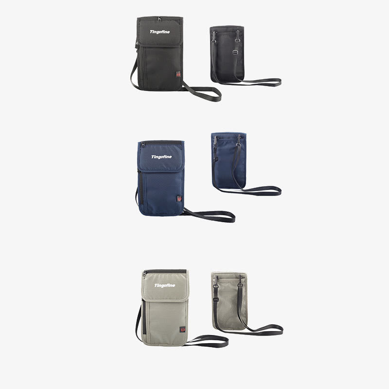 Waterproof RFID Blocking Travel Wallet Passport Holder Small Crossbody Purse