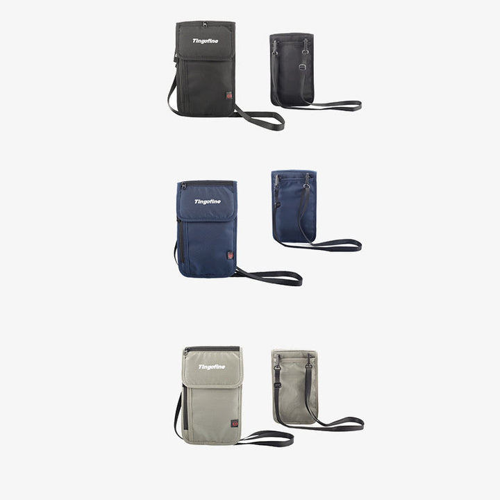Waterproof RFID Blocking Travel Wallet Passport Holder Small Crossbody Purse