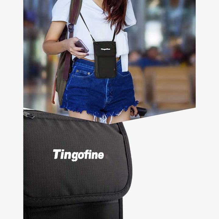 Waterproof RFID Blocking Travel Wallet Passport Holder Small Crossbody Purse