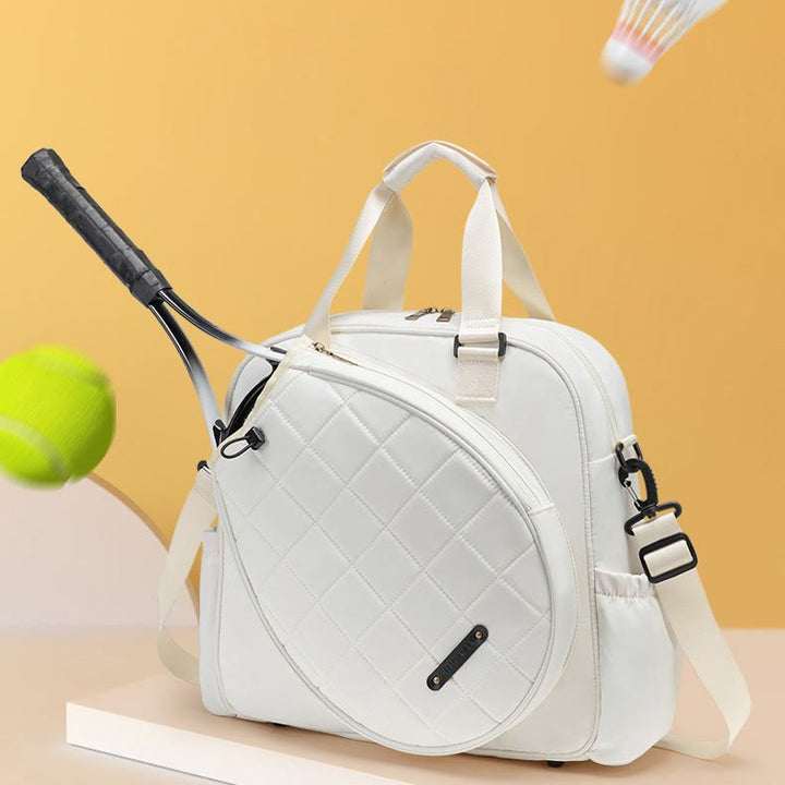 Racket Bag For Tennis Badminton Outdoor Sports Backpack Tote - White - Tote - image 21