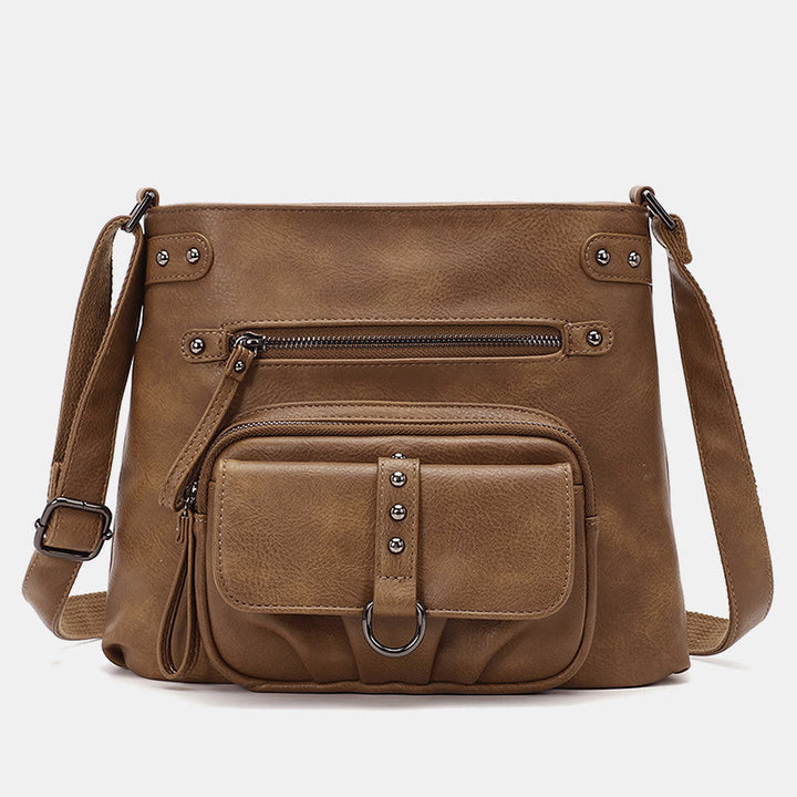 Crossbody Bag for Women Zip Adjustable Strap Soft Leather Shoulder Handbags