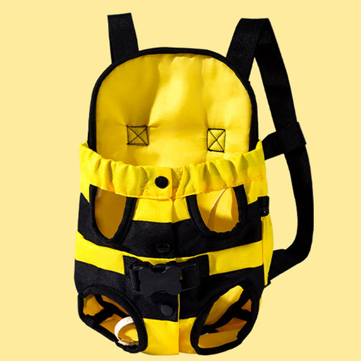 Adjustable Pet Front Carrier Backpack Legs Out Easy-Fit Travel Bag