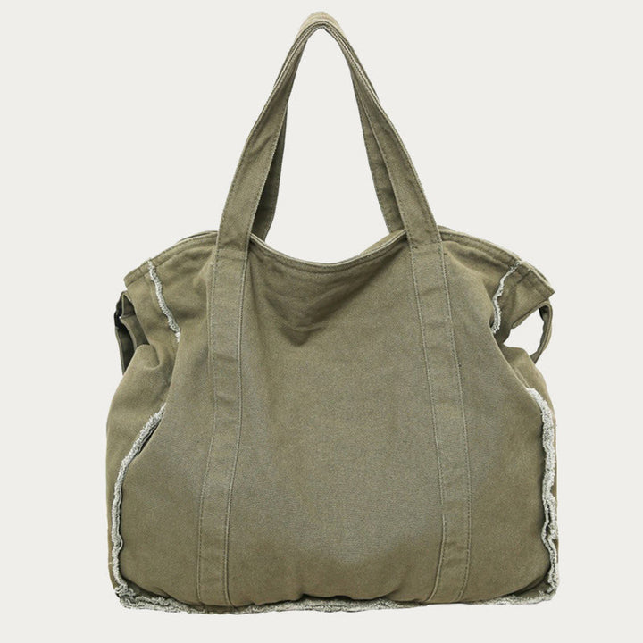 Vintage Large Canvas Tote Bag Crossbody Bag for Women Men