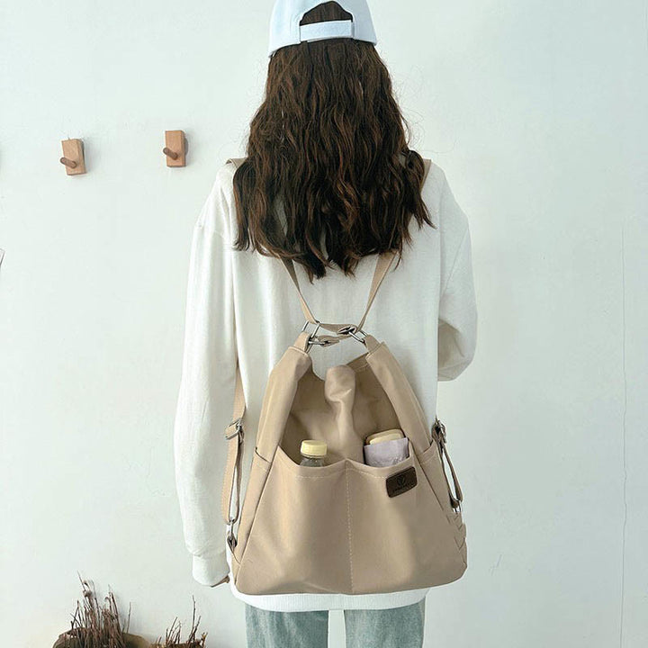 Lightweight Nylon Tote Convertible Backpack Purse Hobo Bag for Women