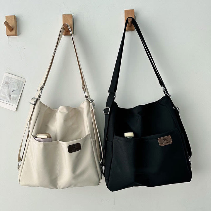 Lightweight Nylon Tote Convertible Backpack Purse Hobo Bag for Women