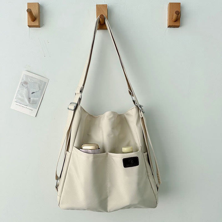 Lightweight Nylon Tote Convertible Backpack Purse Hobo Bag for Women