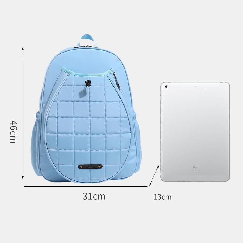 Racket Bag For Tennis Badminton Outdoor Sports Backpack Tote - LightBlue - Backpack - image 16