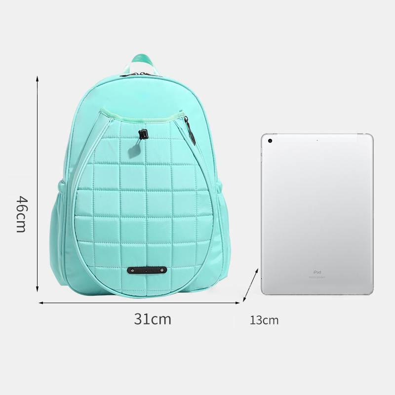 Racket Bag For Tennis Badminton Outdoor Sports Backpack Tote - Cyan - Backpack - image 17