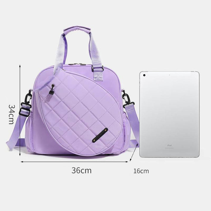 Racket Bag For Tennis Badminton Outdoor Sports Backpack Tote - Plum - Tote - image 32