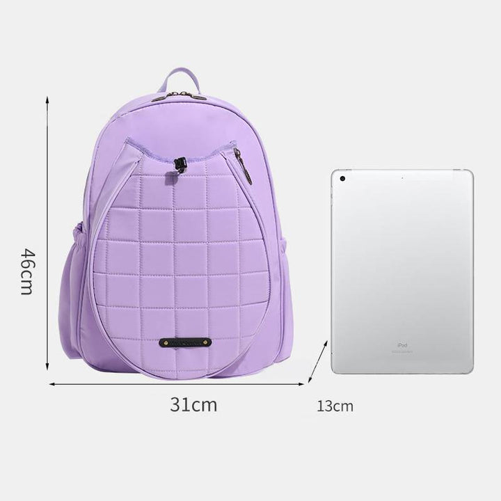 Racket Bag For Tennis Badminton Outdoor Sports Backpack Tote - Plum - Backpack - image 18