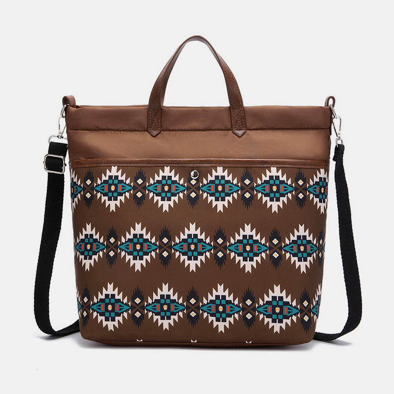 Unique Boho Style Tote Bag Waterproof Top-Handle Satchel Purse
