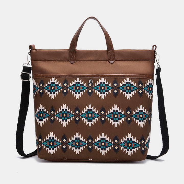 Unique Boho Style Tote Bag Waterproof Top-Handle Satchel Purse