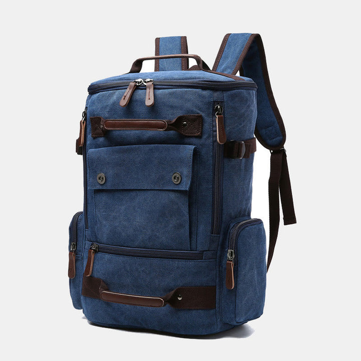 Large Capacity Military Canvas Backpack Travel Daypack Laptop Backpack