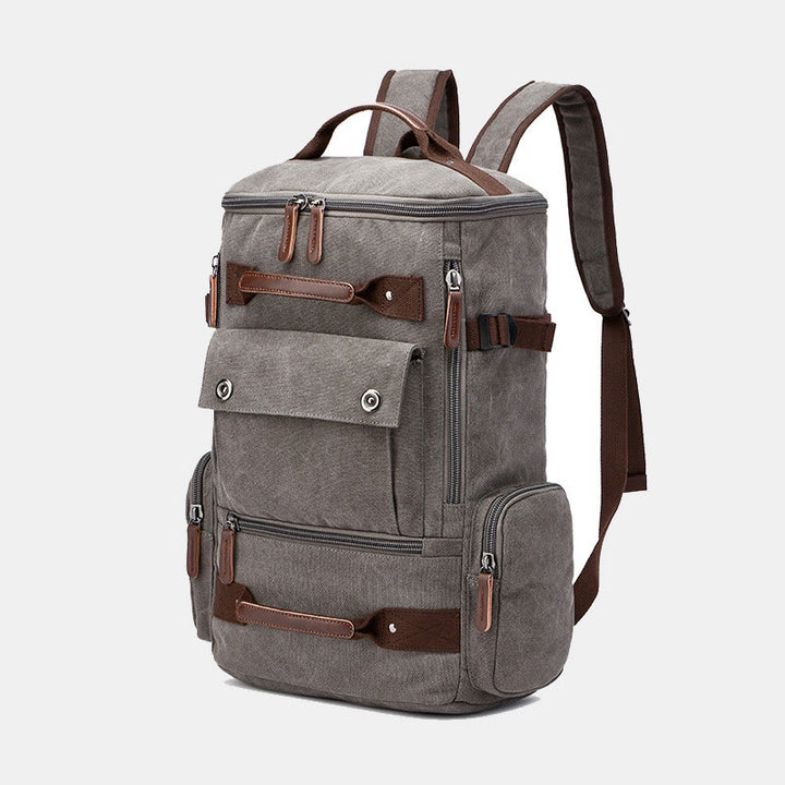 Large Capacity Military Canvas Backpack Travel Daypack Laptop Backpack