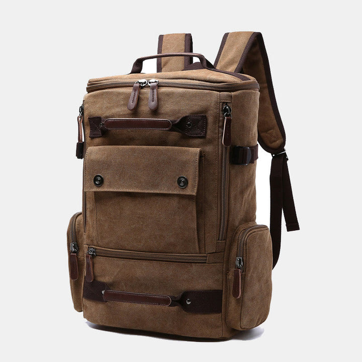 Large Capacity Military Canvas Backpack Travel Daypack Laptop Backpack