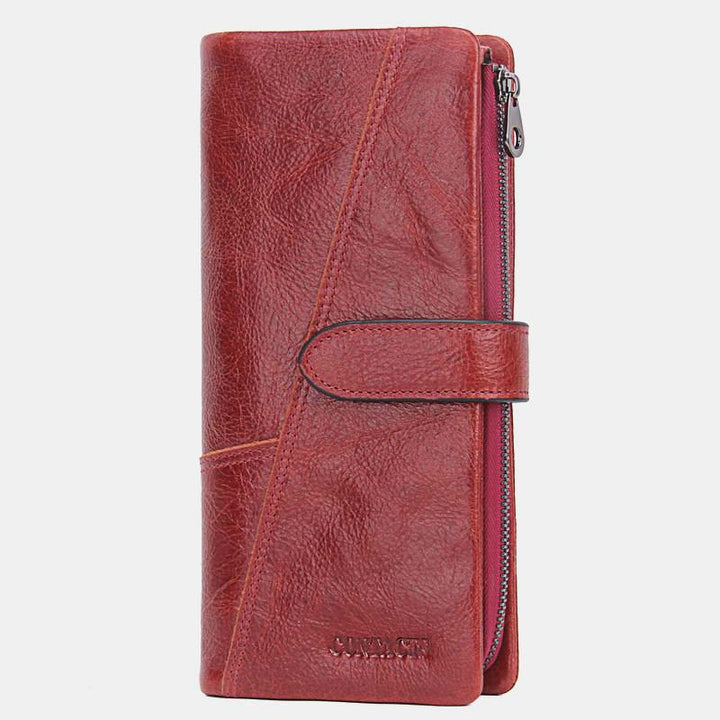 Multi-Card Genuine Leather Wallet - FireBrick - image 20