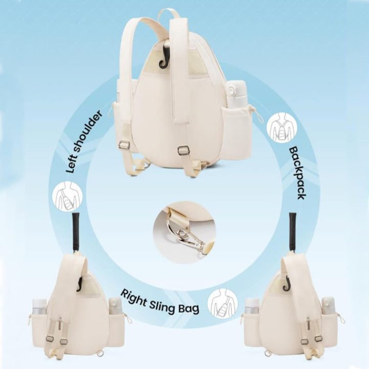 Tennis Racket Bag For Women Tennis Bag Sling Bag Convertible Backpack