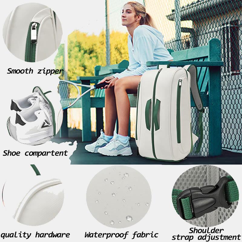 Tennis Backpack for Women Men for Racket Shoes Professional Tennis Bag - image 3