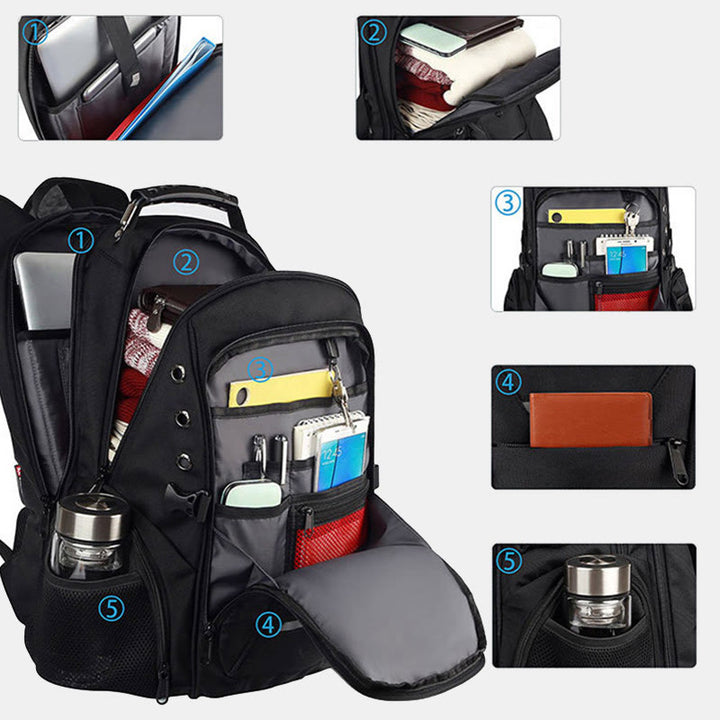 Large Capacity Travel Business Backpack RFID Blocking Laptop Backpack