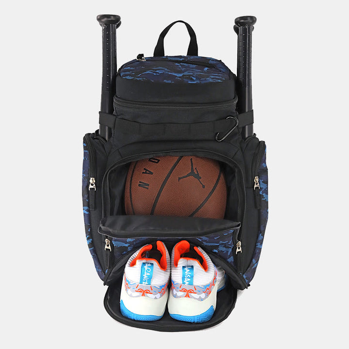 Baseball Backpack Softball Bag with 2 Bat Sleeves Shoe Space