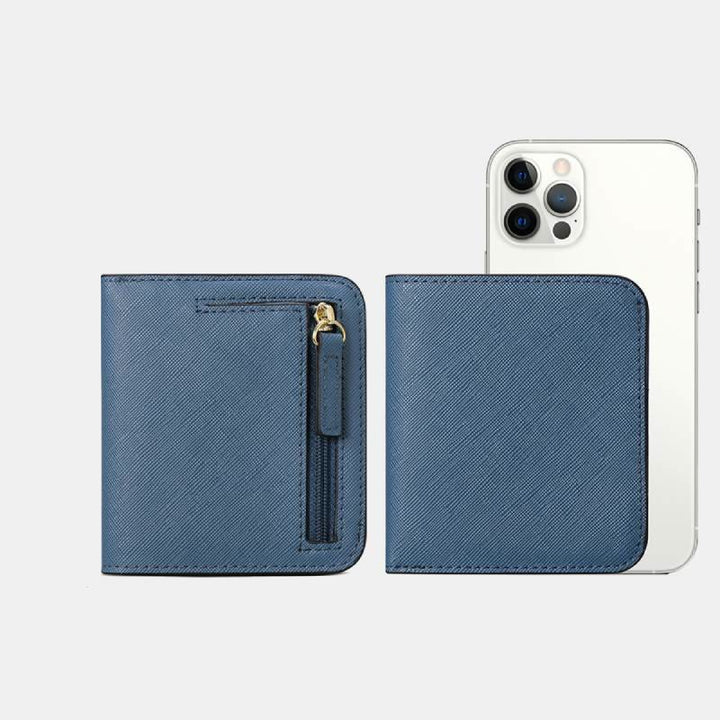 RFID Blocking Slim Bifold Elegant Wallet - SteelBlue - image 18