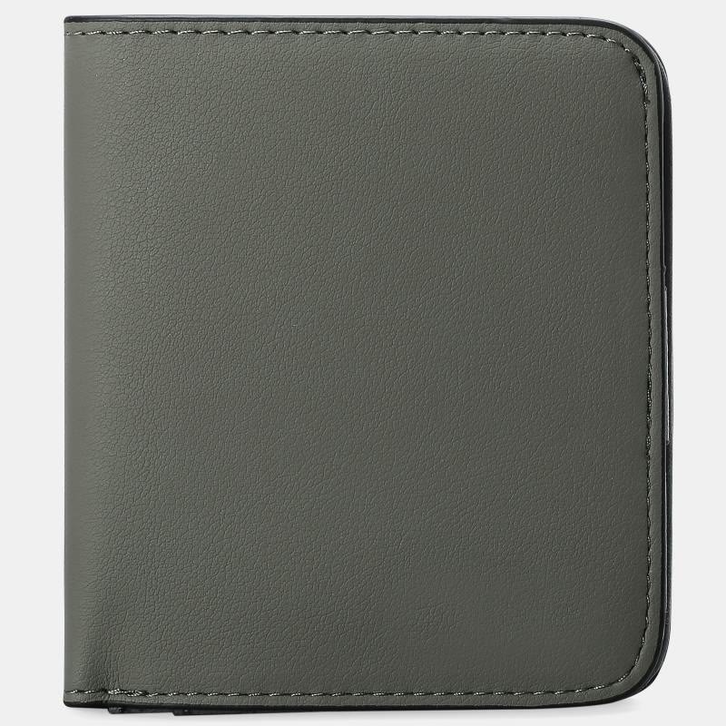 RFID Blocking Slim Bifold Elegant Wallet - Gray - image 12