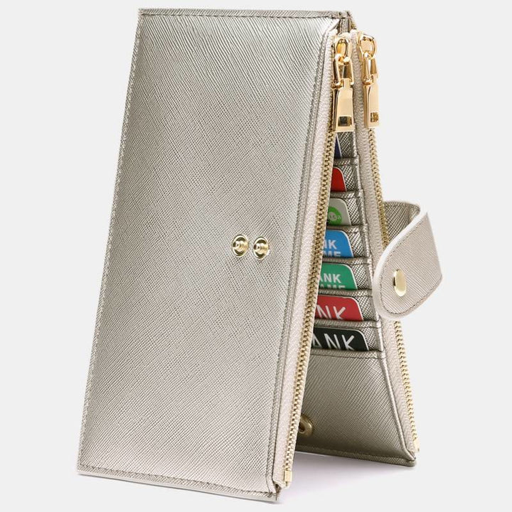 RFID Large Capacity Card Holder Classic Bifold Wallet