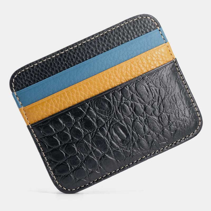 Slim Minimalist Front Pocket Wallet Genuine Leather Card Holder Card Case - Style 64 - image 72