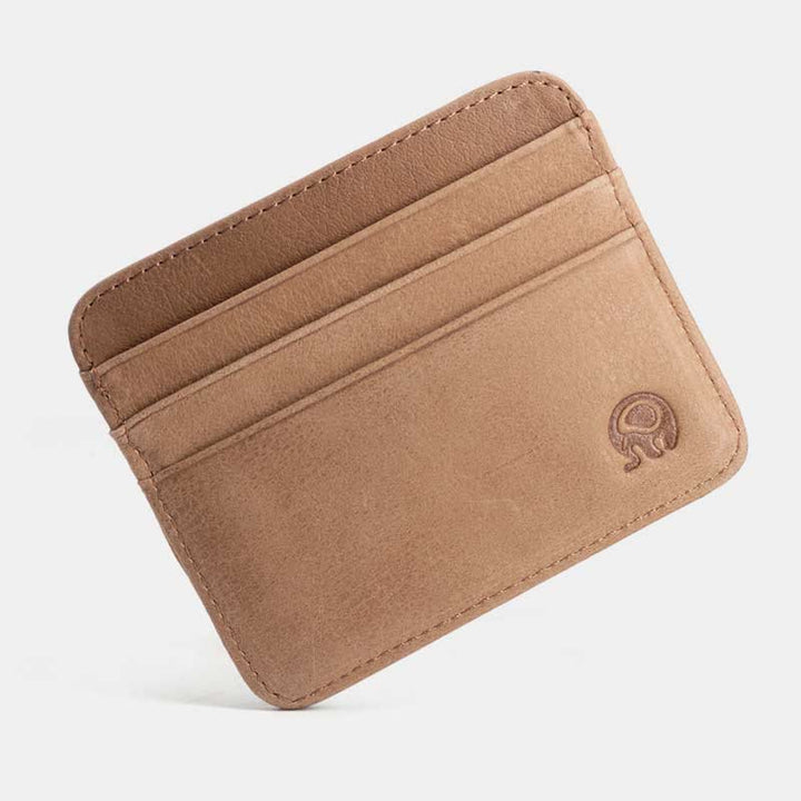 Slim Minimalist Front Pocket Wallet Genuine Leather Card Holder Card Case - Style 7 - image 22