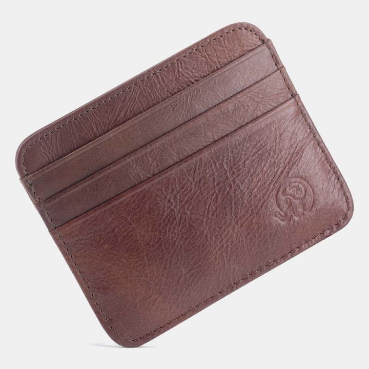 Slim Minimalist Front Pocket Wallet Genuine Leather Card Holder Card Case - Style 42 - image 50