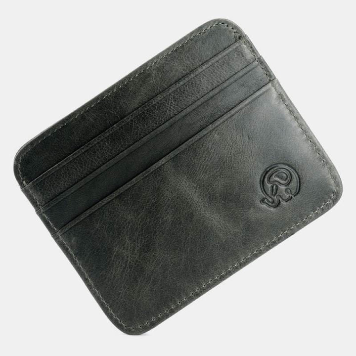 Slim Minimalist Front Pocket Wallet Genuine Leather Card Holder Card Case - Style 14 - image 28