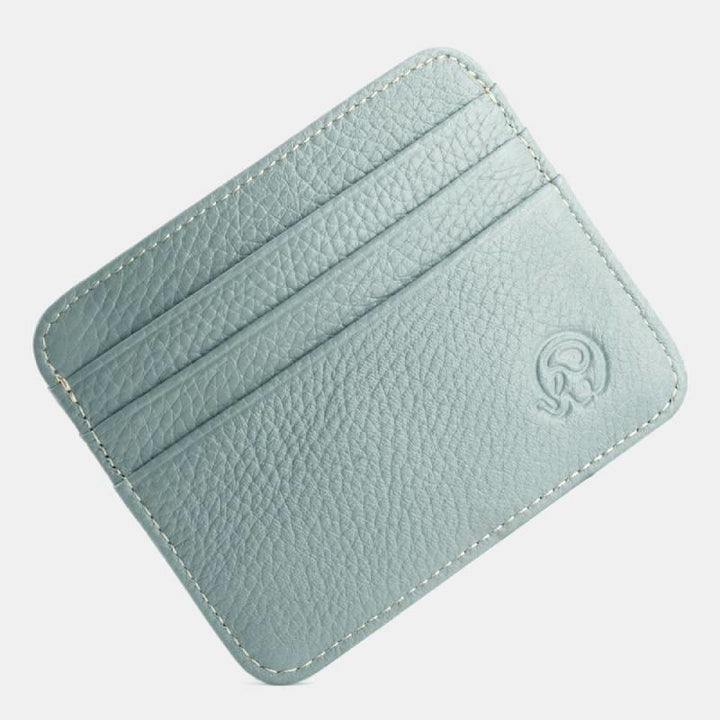 Slim Minimalist Front Pocket Wallet Genuine Leather Card Holder Card Case - Style 26 - image 36