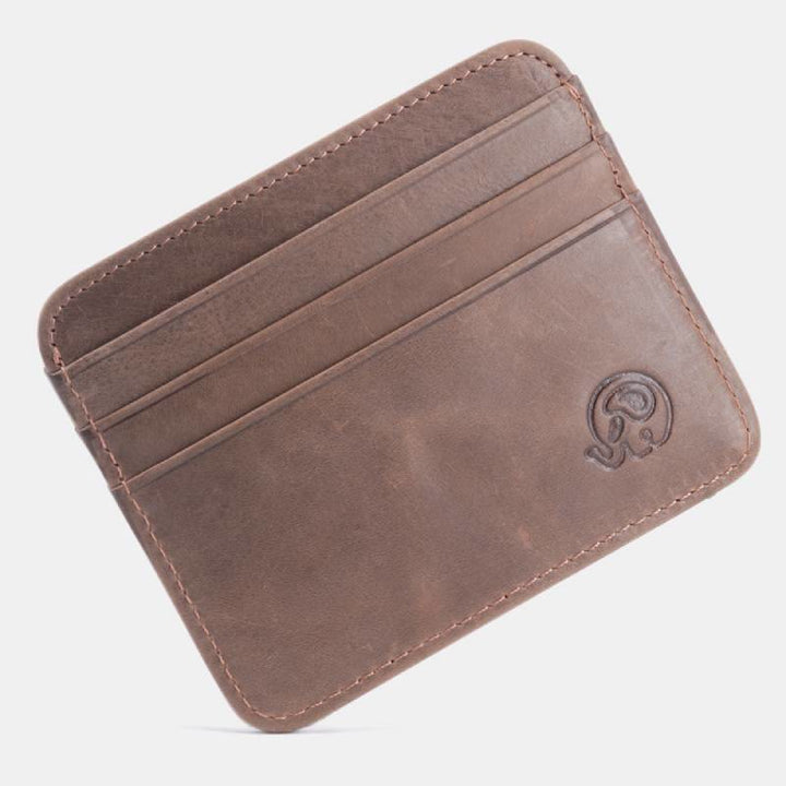 Slim Minimalist Front Pocket Wallet Genuine Leather Card Holder Card Case - Style 12 - image 26