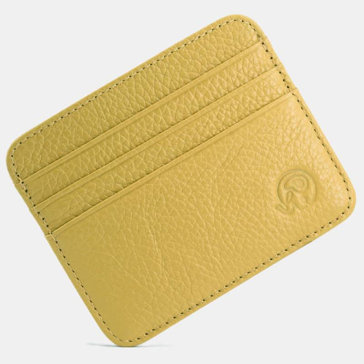 Slim Minimalist Front Pocket Wallet Genuine Leather Card Holder Card Case - Style 3 - image 19