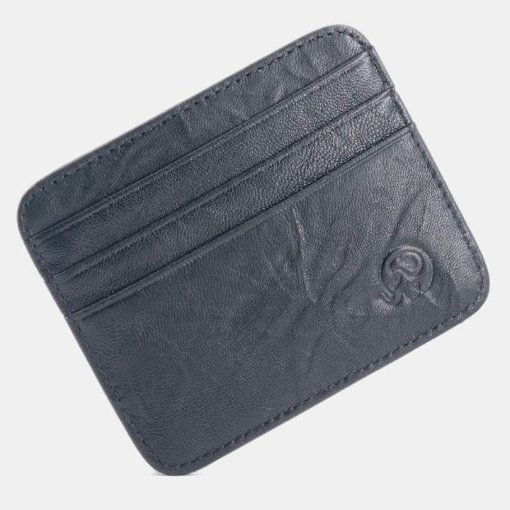 Slim Minimalist Front Pocket Wallet Genuine Leather Card Holder Card Case - Style 32 - image 41