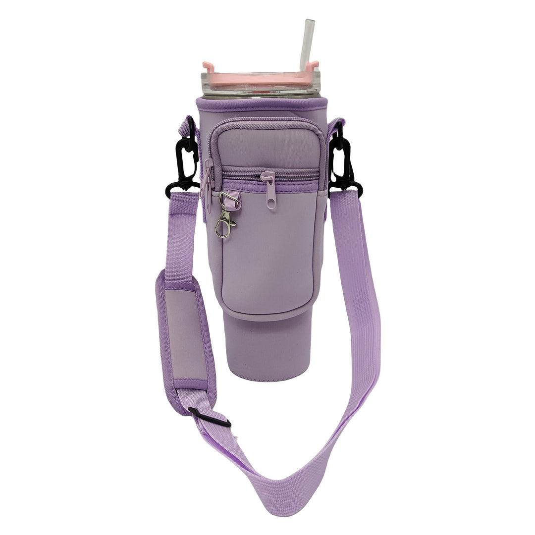 Portable Travel Storage Bag Compatible Bottle Phone Pocket Crossbody Bag